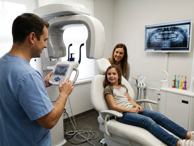 TAC dental y radiografías digitales pediátricas en Ferrol